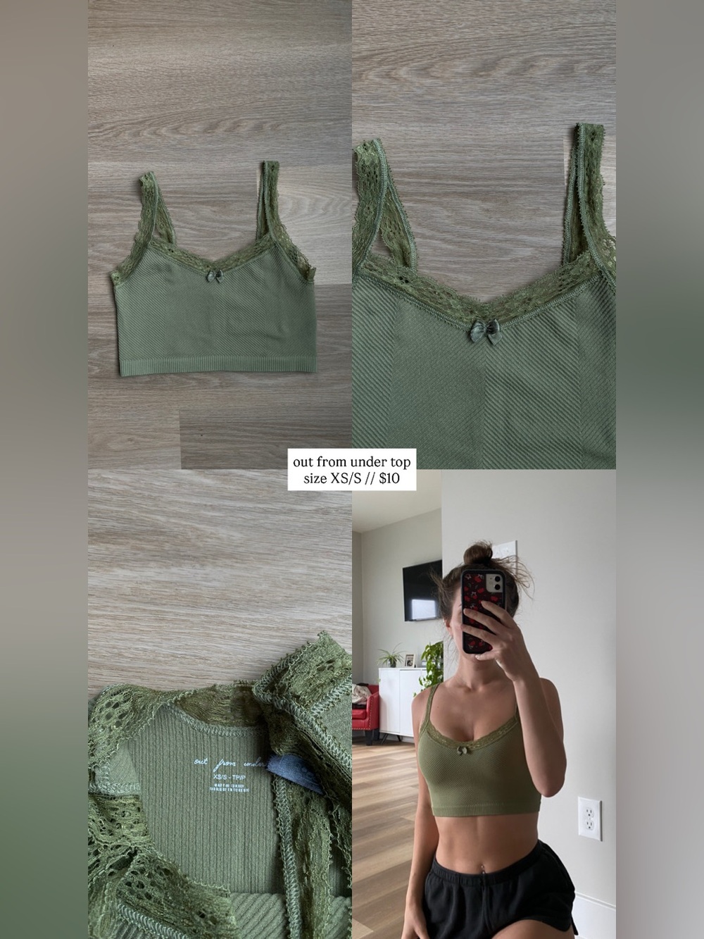 out from under top size XS/S
